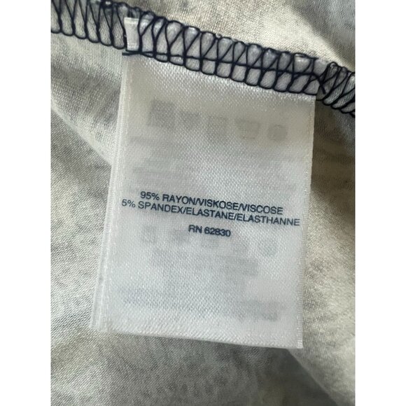 Lands End Women Petite Blue White Paisley Stretchy Maxi Dress Size LP - Picture 4 of 9